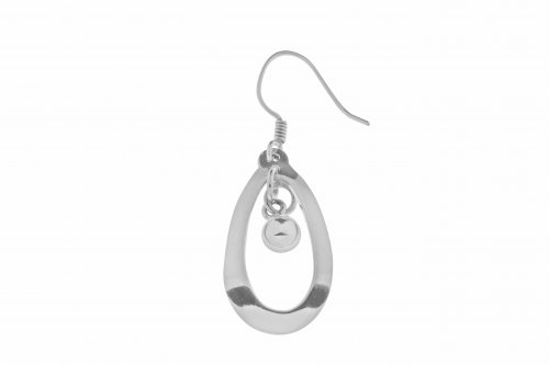 Tianguis Jackson - Sterling Silver Teardrop Ball Earrings - CE2046