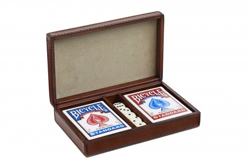 Life of Riley - Leather Playing Cards  CDBX1015T CDBX1015T CDBX1015T