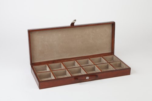 Life of Riley - Leather Cufflink Case CC1027T