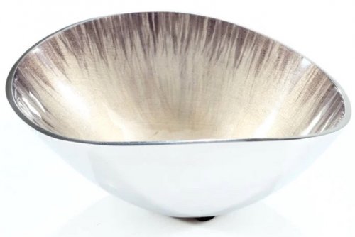 Guest and Philips - Aqua Oval, Aluminium - Bowl, Size 22cm 9414-B