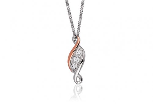 Clogau- Past Present Future, Silver Pendant 3SPPFP 3SPPFP