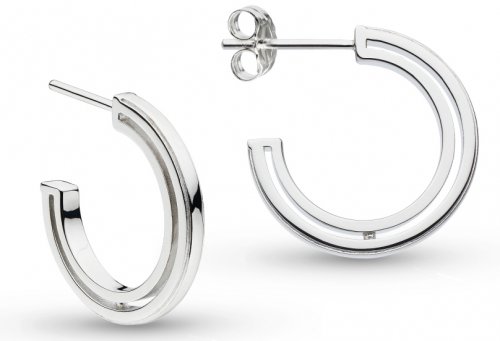 Kit Heath - Revival Eclipse, Sterling Silver Hoop Earrings 60422RP