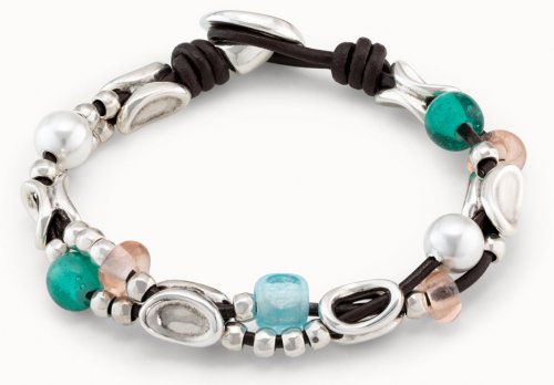 Uno de 50 - Grateful, Crystal Set, Silver Plated - PULSERA CHARMING Bracelet PUL2343MCLMTL0M