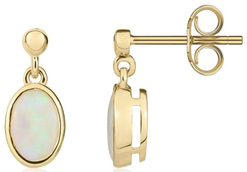 Guest and Philips - Opal Set, Yellow Gold - 9ct Drop Earrings 33-26-059