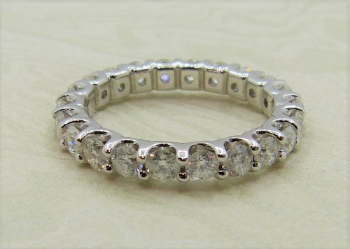 Antique Guest and Philips - 2.0ct Diamond Set, White Gold - Full Eternity Ring R4327