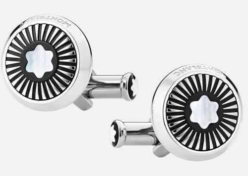 Mont Blanc - Star, Stainless Steel Cufflinks MB123809