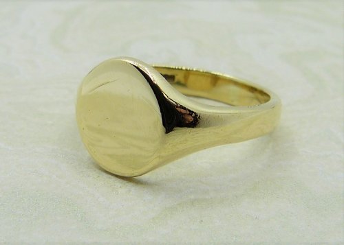 Antique Guest and Philips - Yellow Gold Signet Ring R3918