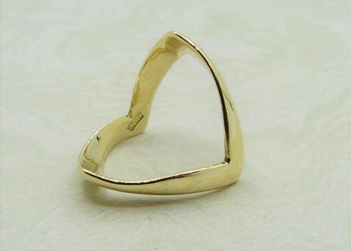 Antique Guest and Philips - Yellow Gold Wishbone Ring R3966
