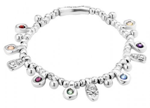 Uno de 50 - Crystal Set, Silver Plated - Bracelet PUL1962MCLMTL0M