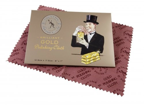 Town Talk - Gold Polishing Cloth, Size 12.5 x 17.5 - TT021