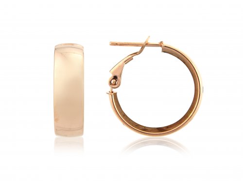 Mark Milton - Rose Gold 9ct Hoops - 8F13R
