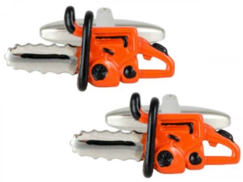 Dalaco - Chainsaw, Rhodium Plated Cufflinks 90-1471