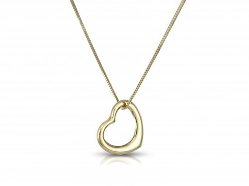 Guest and Philips - Yellow Gold 9ct Heart Necklace - 2M45-16