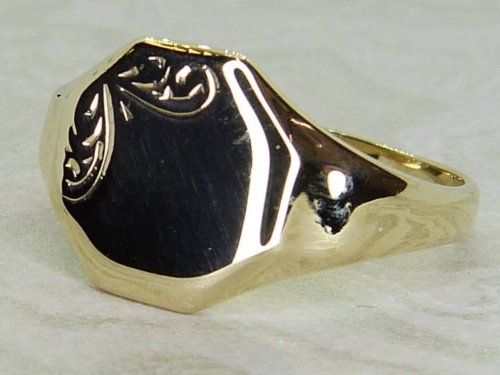 Antique Guest and Philips - Yellow Gold Signet Ring R5799