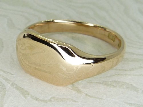 Antique Guest and Philips - Rose Gold Signet Ring R5948