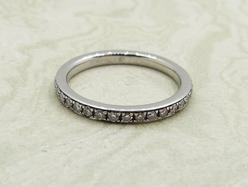 Antique Guest and Philips - Diamond Set, White Gold - Full Eternity Ring R5013