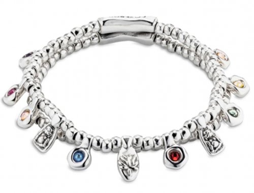 Uno de 50 - Double Vitality, Silver Plated Bracelet PUL1983MCLMTL0L