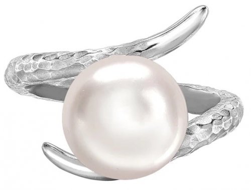 Dower and Hall - FW Pearl Set, Sterling Silver - Ring, Size N - LUR-S-WP-N