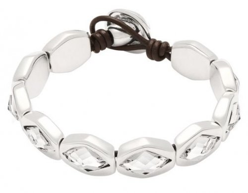 Uno de 50 - Crystal Set, Silver Plated - Bracelet PUL2102TRAMTL0M