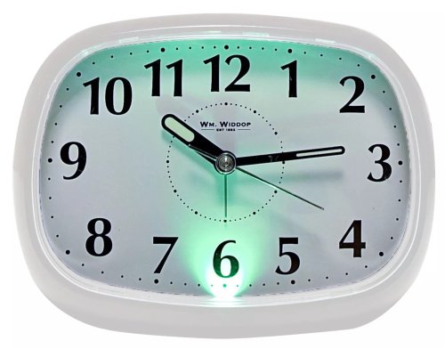 Guest and Philips - Hometime, Plastic/Silicone Oval Alarm Clock 5334W