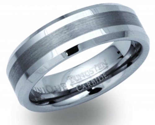 Unique - Tungsten - Ring, Size 66 TUR-17-66