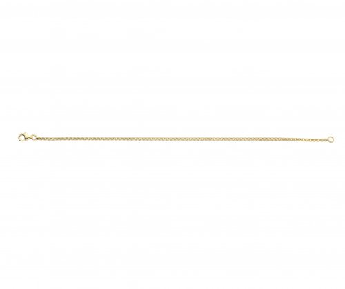 Curteis - Belcher, Yellow Gold - - 9ct Box Belcher Chain, Size 18