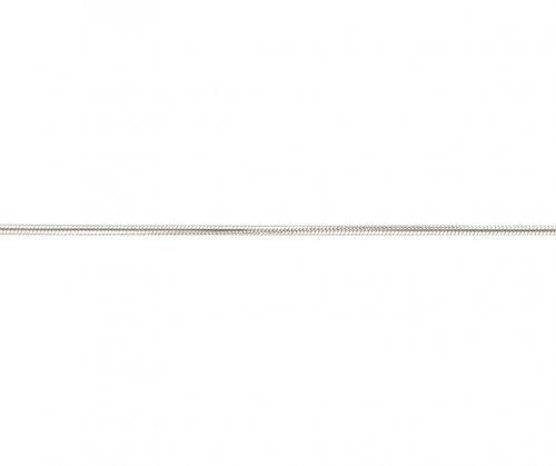 Guest and Philips - Snake Half, Sterling Silver - Necklace, Size 18