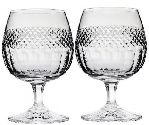 Royal Scot Crystal - Diamonds, Glass/Crystal 2 Brandy Glass DIAM2BR