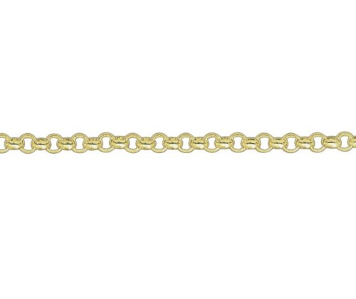 Guest and Philips - Yellow Gold - 9ct Round Belcher Chain, Size 18