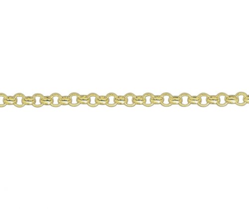 Guest and Philips - Yellow Gold - 9ct Round Belcher Chain, Size 18