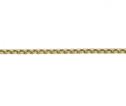 Guest and Philips - Yellow Gold - 9ct Box BelcherChain, Size 18