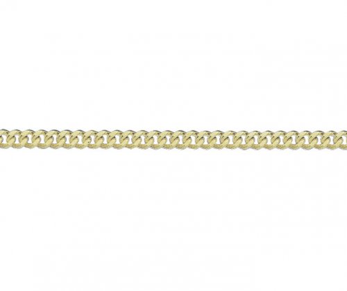 Guest and Philips - 9ct Filed Curb 32, Yellow Gold - Size 22