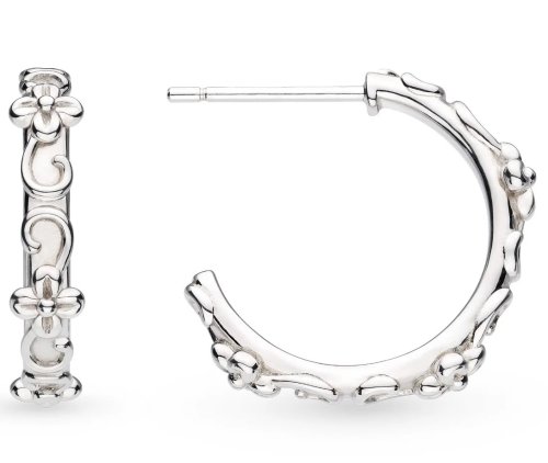 Kit Heath - Blossom Flyte, Sterling Silver Semi Hoop Earring 60330RP