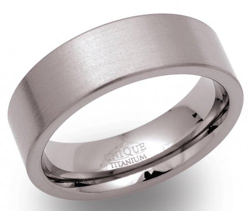 Unique - Titanium - RING, Size 64 7mm TR-15-64