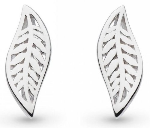 Kit Heath - St Blossom Eden, Sterling Silver Leaf Stud 40245HP027