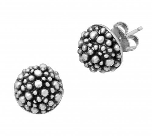 Giovanni Raspini - Perlage Boule, Sterling Silver Stud Earrings 11603