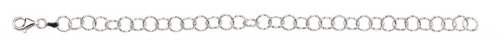 Gecko - Sterling Silver - Diamond Cut Links Bracelet, Size 19cm B4326