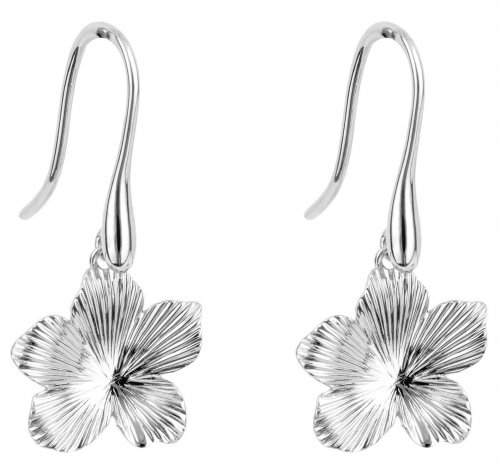 Gecko - Sterling Silver Flower Earrings E6321