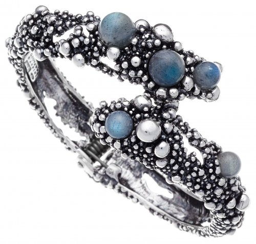 Giovanni Raspini - Milky Way , Labradorite Set, Sterling Silver - Bangle 09964