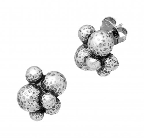 Giovanni Raspini - Bubbles Botton, Sterling Silver Earrings 11578