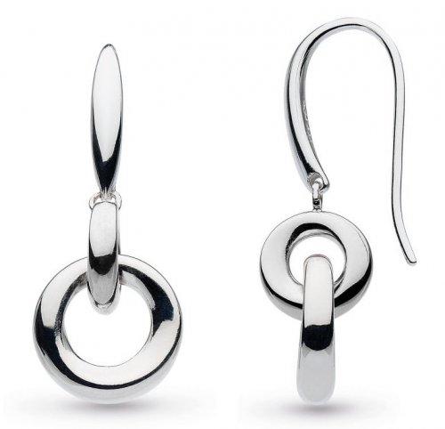 Kit Heath - Bevel Cirque, Sterling Silver Drop Earrings 6188RP