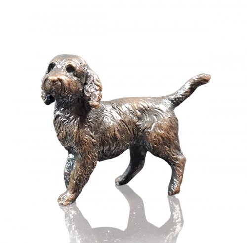 Richard Cooper - Cockapoo Standing, Bronze - Ornament, Size S 1152