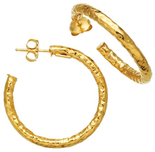 Giovanni Raspini - Rock Light, Yellow Gold Plated Earrings 10591