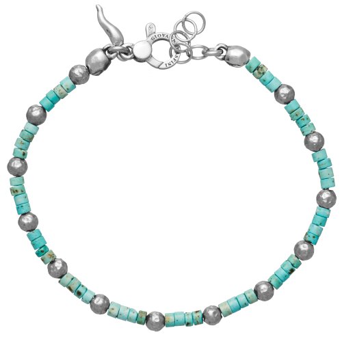 Giovanni Raspini - Tango, Sterling Silver - Howlite Bracelet, Size 22cm 11362L