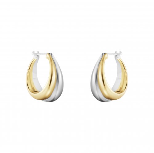 Georg Jensen - Curve, Sterling Silver Earrings 10018101