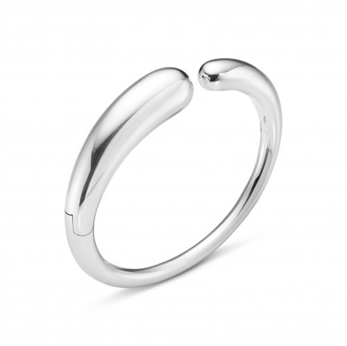 Georg Jensen - MERCY, Sterling Silver - HINGED BANGLE, Size SM