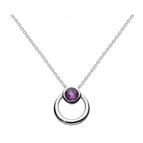 Kit Heath - Society Gemme, Amethyst Set, Silver Necklace, Size 18