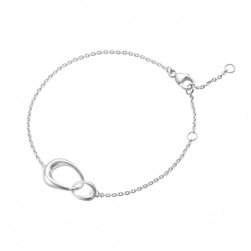 Georg Jensen - Offspring, Sterling Silver Interlocking Bracelet 10012370