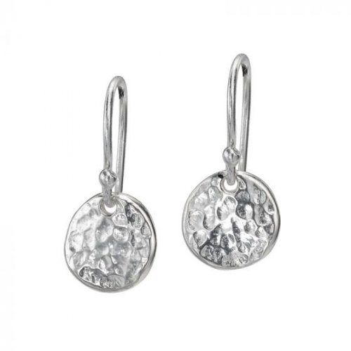 Dower and Hall - Nomad, Sterling Silver Disc Earrings