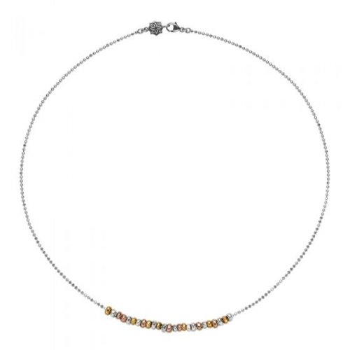 Dower and Hall - Nugget Set, Sterling Silver - Rose Gold Plated - Yellow Gold Plated Necklace